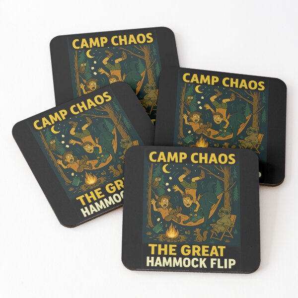 Item preview, Camp Chaos – The Great Hammock Flip designed and sold by Camp Chaos by Wharf Wreckers.