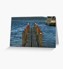 Pier Review? Greeting Card