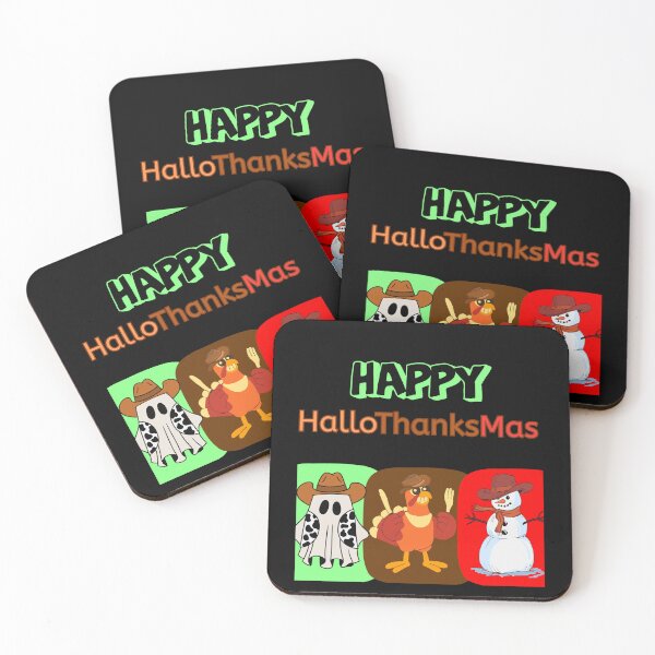 Item preview, Funny Western Holiday Mashup – Halloween, Thanksgiving & Christmas designed and sold by CraftyrCreator.