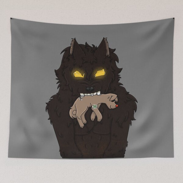 Item preview, Werewolf Ash with Barkus - Lonely Vampire 3rd Year Anniversary  designed and sold by Fallen-101.