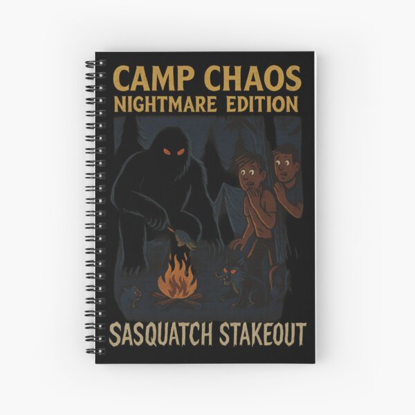 Item preview, CAMP CHAOS: NIGHTMARE EDITION – Sasquatch Stakeout designed and sold by Camp Chaos by Wharf Wreckers.