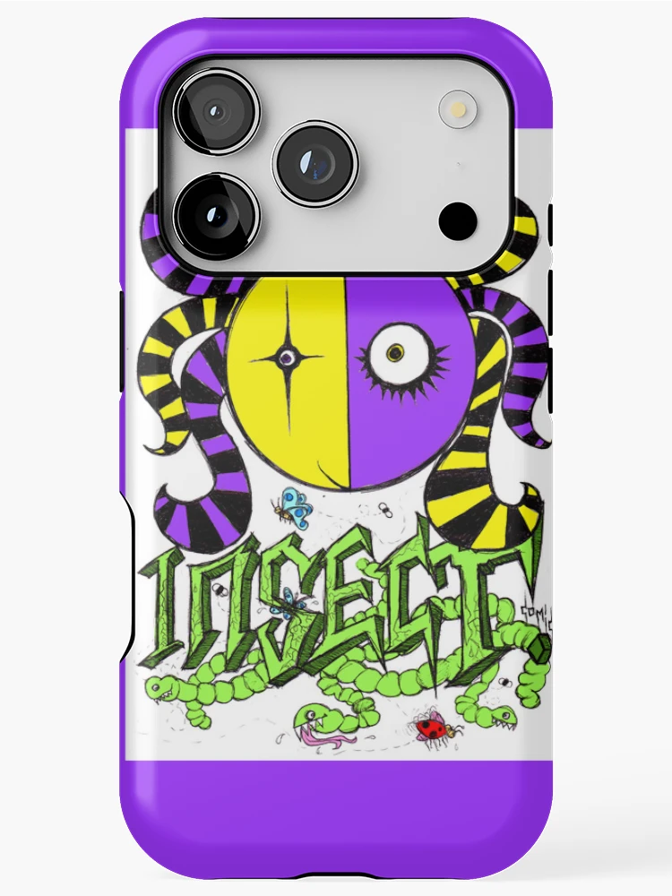 Thumbnail 1 of 4, iPhone Case, Insect designed and sold by PERCENTUM DESIGNS.
