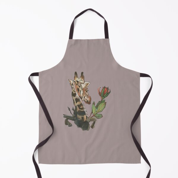 Item preview, Giraffe with rose and leaves designed and sold by KnowingWonder.