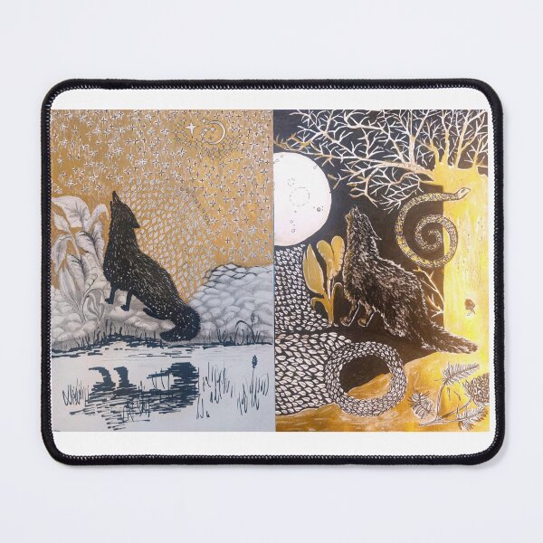 Item preview, Wolf Drawing Mash Up designed and sold by hogelstick.