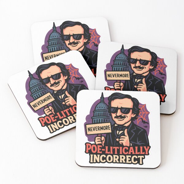Item preview, Poe-litically Incorrect - Edgar Allan Poe designed and sold by Cheerioza.