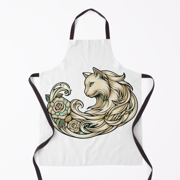 Item preview, Botanical Beasts - Longhair Cat designed and sold by WhatevrWrksMrch.
