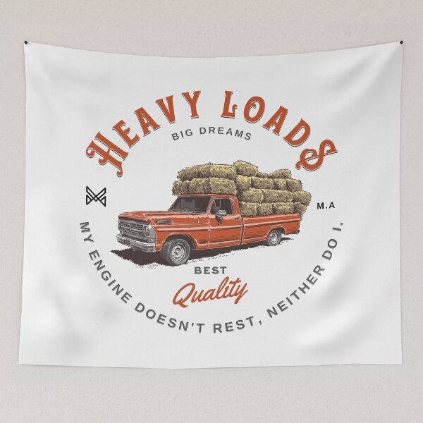 Item preview, Pickup work truck. Heavy loads, big dreams designed and sold by monsalve-autos.