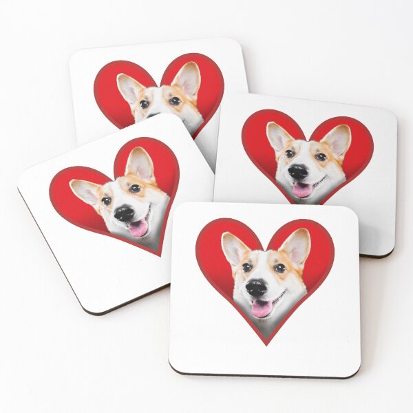 Item preview, Corgi Love Heart  designed and sold by GeeThang.