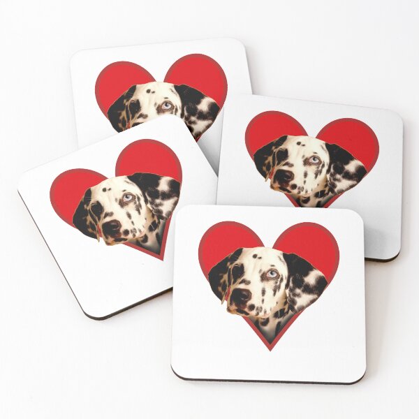 Item preview, Dalmatian Spotty Dog Love Heart  designed and sold by GeeThang.