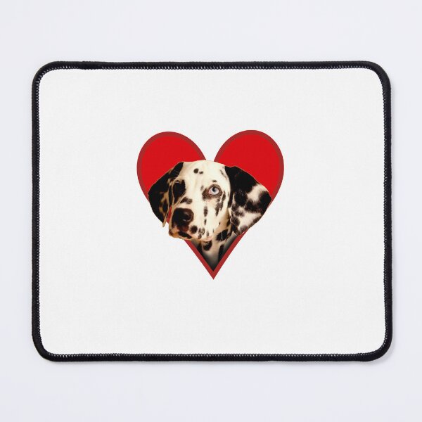 Item preview, Dalmatian Spotty Dog Love Heart designed and sold by GeeThang.