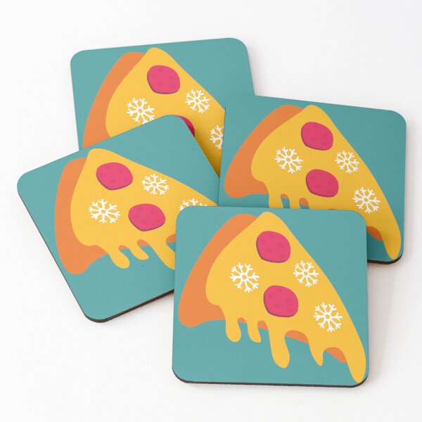 Item preview,  ugly christmas pepperoni pizza snowflakes winter  designed and sold by Gossip Rag.