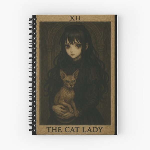 Artikelvorschau, Die Tarotkarte „Die Katzenlady“ entworfen und verkauft von LokiTheGrimm.