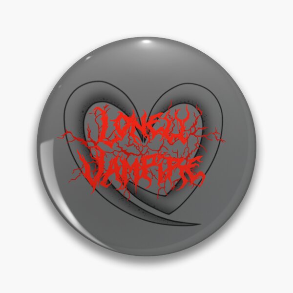 Item preview, Lonely Vampire Death Metal Logo with Lonely Vampire Logo - Lonely Vampire 3rd Year Anniversary designed and sold by Fallen-101.