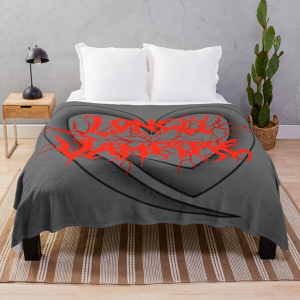 Item preview, Lonely Vampire Death Metal Logo with Lonely Vampire Logo - Lonely Vampire 3rd Year Anniversary designed and sold by Fallen-101.