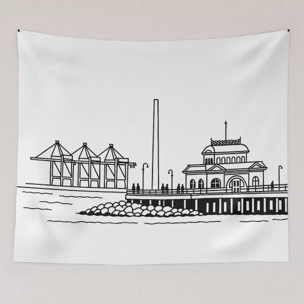 Item preview, St Kilda Pier – Anchored in Time designed and sold by SmashedApples.