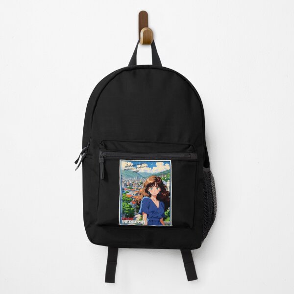 Artikelvorschau, Retro Anime Mädchen aus Medellin Kolumbien Vintage Reise romantische Zitat entworfen und verkauft von Kawaii-Sky.