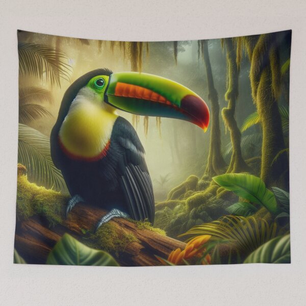 Item preview, Sun-Kissed Toucan in the Rainforest designed and sold by Comosera.