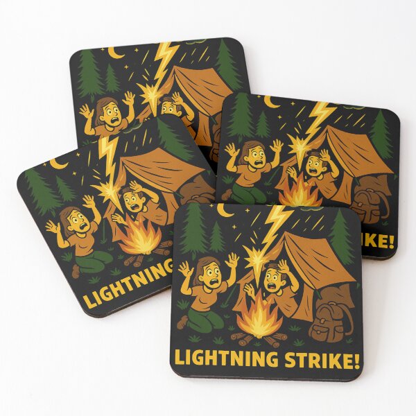 Item preview, Camp Chaos – Lightning Strike! designed and sold by Camp Chaos by Wharf Wreckers.