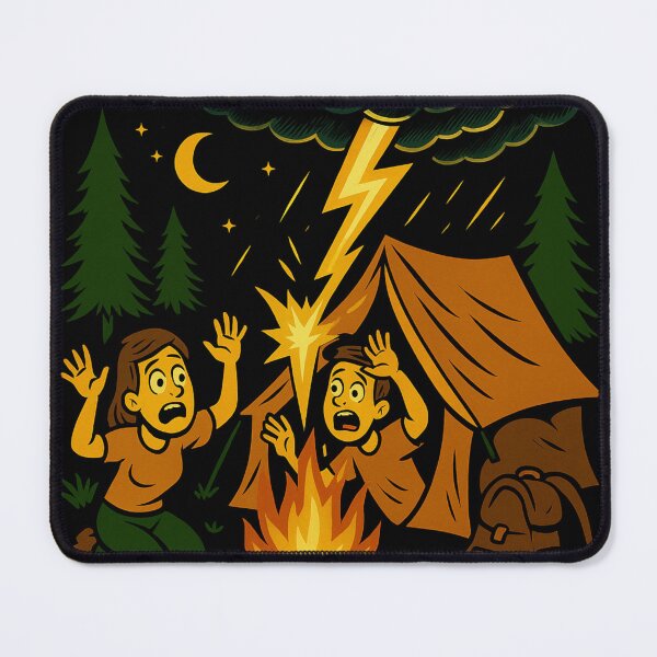 Item preview, Camp Chaos – Lightning Strike! designed and sold by Camp Chaos by Wharf Wreckers.