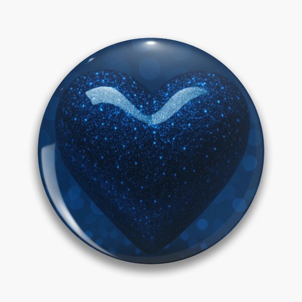 Item preview, Blue Glitter Heart – Cool Sparkle Design designed and sold by Harprints.Studio.