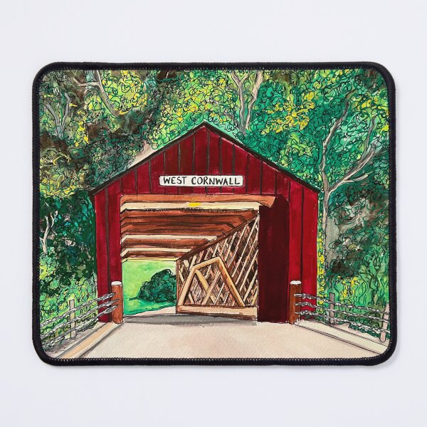 Item preview, West Cornwall Covered Bridge designed and sold by Lotus Lee Starr.