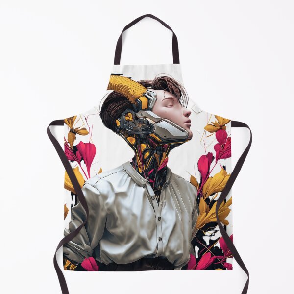Item preview, Cybernetic Girl with Floral Horns designed and sold by pkvorakorn.