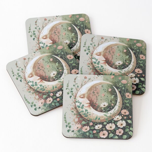Item preview, Moon Phase Garden designed and sold by Vibrant Threads.