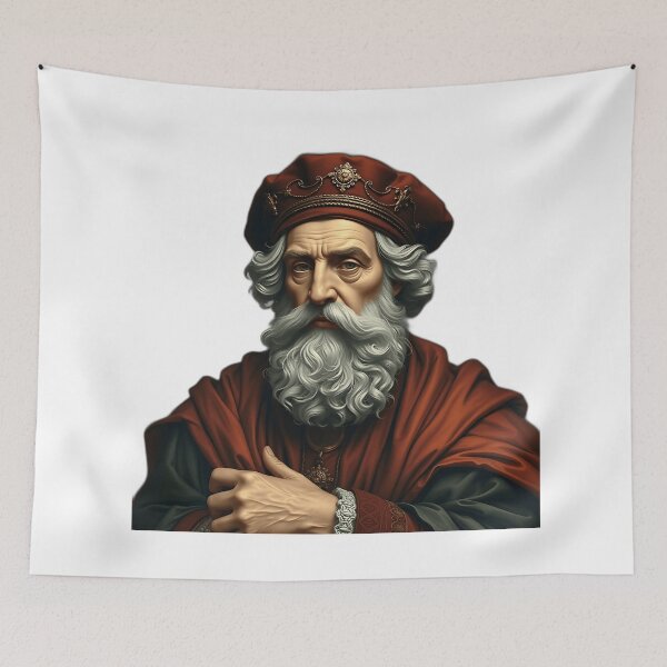 Item preview, Renaissance Philosopher in Jewel Tones designed and sold by sharon1210.