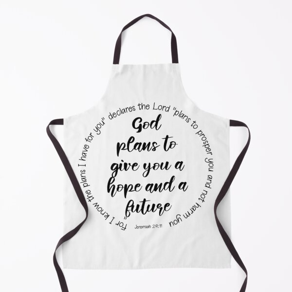 Item preview, God Plans to Give You a Hope and a Future | Jeremiah 29:11 Bible Verse | Inspirational Christian Faith Gifts & Apparel designed and sold by Hope & Light Designs.