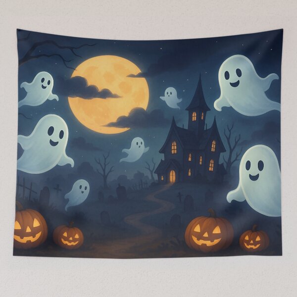 Item preview, The Haunting of The Cute Little Ghosties designed and sold by DarkDesiresAU.