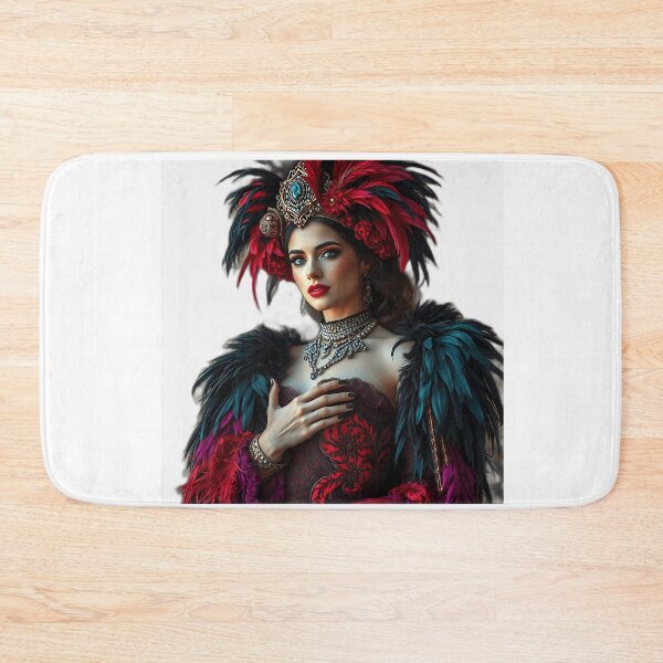 Item preview, Elegant Courtesan with Exotic Feathers designed and sold by sharon1210.