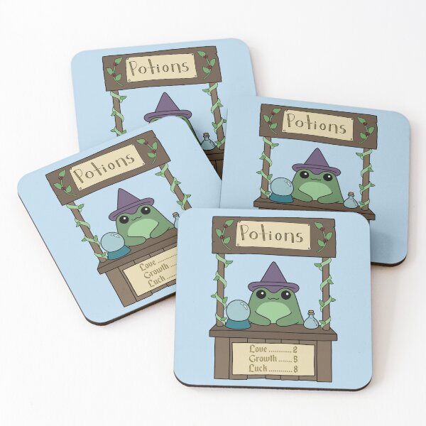 Item preview, Potion Frog Sticker – Cute Magical Frog Art designed and sold by Rae & Nova.