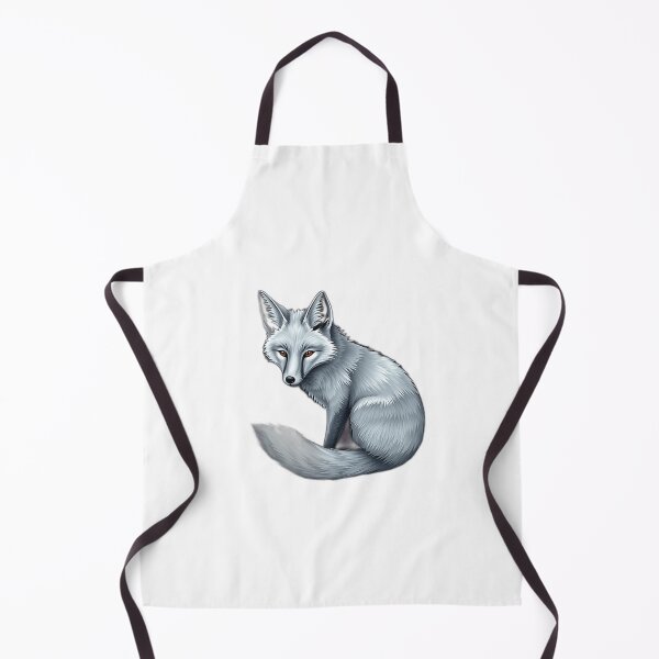 Item preview, Elegant Silver Fox with Gold Accents designed and sold by sharon1210.
