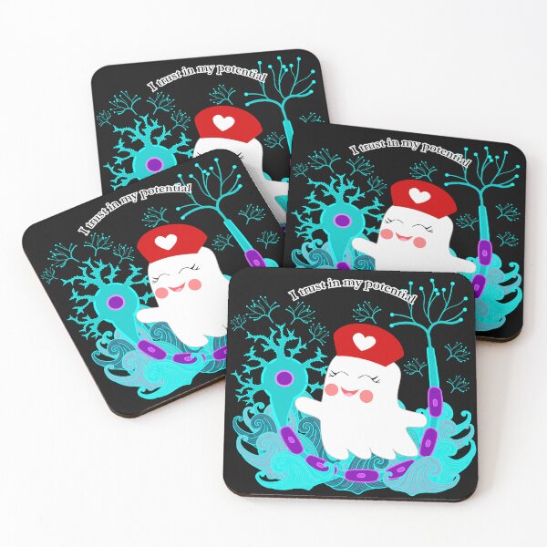 Item preview, Cute ghost nurse sailing on a neuron designed and sold by Almitanursa.