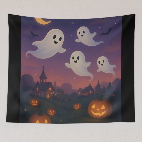Item preview, Boo Crew Hauntingly Cute Ghosts designed and sold by DarkDesiresAU.