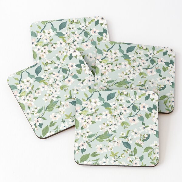 Item preview, Delicate White Flowers designed and sold by CoolPixels.