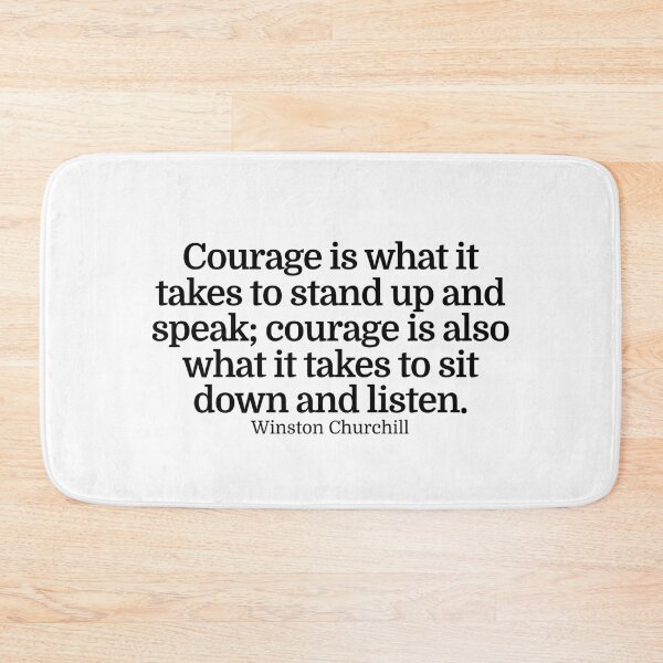 Item preview, Winston Churchill Quote designed and sold by CharmStudio.