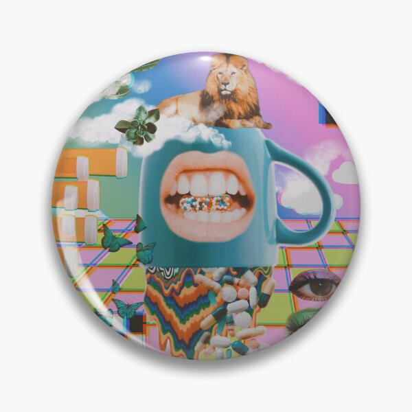 Item preview, Trippy Lion Mug designed and sold by em.art.mart.