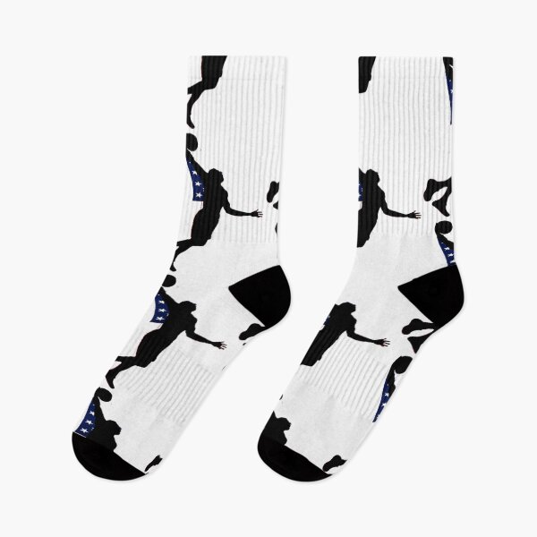 Item preview, Basketball Player silhouette with star spangled banner designed and sold by TriForceDesign.
