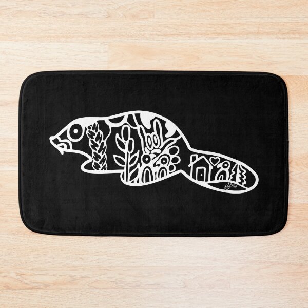 Item preview, Beaver 7GT White Outline designed and sold by Miskobineshii.