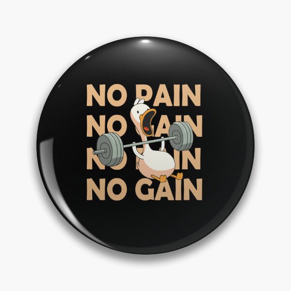 Item preview, No pain no gain duck designed and sold by notorius12.