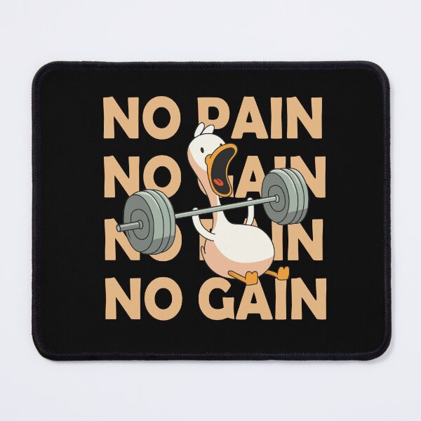Item preview, No pain no gain duck designed and sold by notorius12.