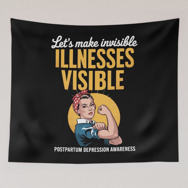 Item preview, Lets Make Invisible Illnesses Visible Depression designed and sold by savrmiller.