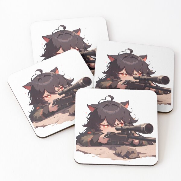 Item preview, Chibi Hu Tao Genshin Impact Sniper Cute Kawaii designed and sold by Williamhallano.