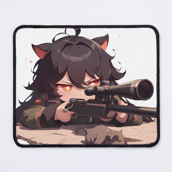 Item preview, Chibi Hu Tao Genshin Impact Sniper Cute Kawaii designed and sold by Williamhallano.