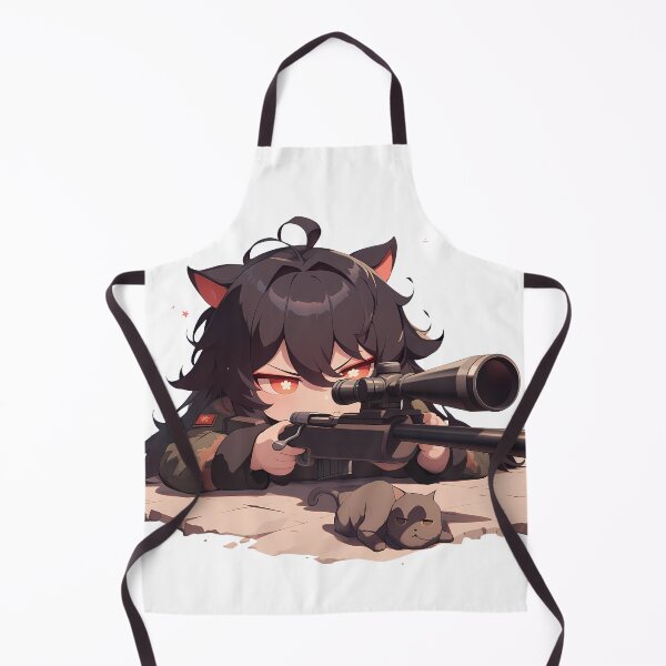 Item preview, Chibi Hu Tao Genshin Impact Sniper Cute Kawaii designed and sold by Williamhallano.