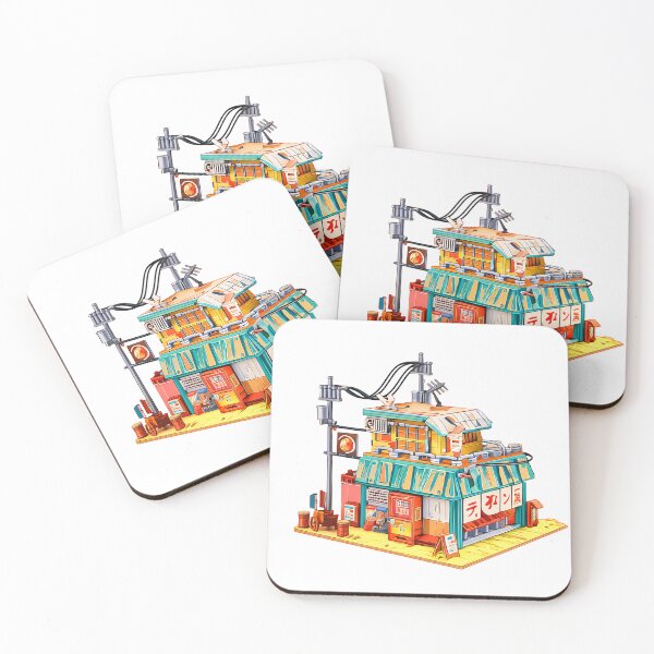 Item preview, Ichiraku ramen noodle shop designed and sold by evrankart.