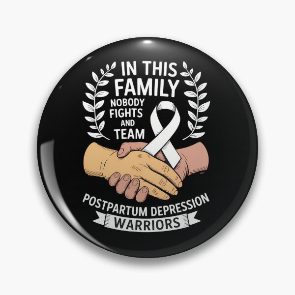 Item preview, Nobody Fights Alone Team Postpartum Depression Warrior designed and sold by savrmiller.