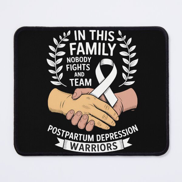 Item preview, Nobody Fights Alone Team Postpartum Depression Warrior designed and sold by savrmiller.