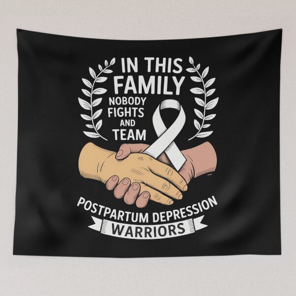 Item preview, Nobody Fights Alone Team Postpartum Depression Warrior designed and sold by savrmiller.